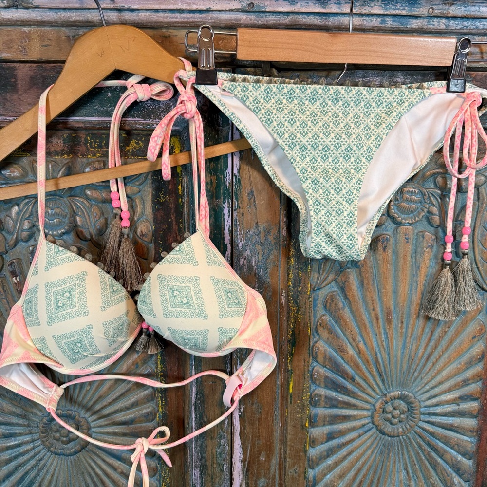 Victorias Secret bikini set boho scrunch butt S